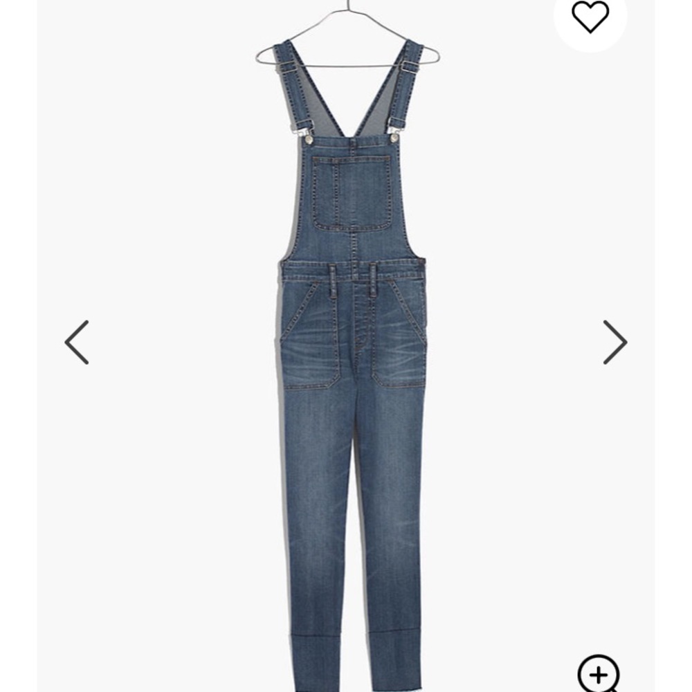 Madewell Overalls in Kemp Wash, size XS